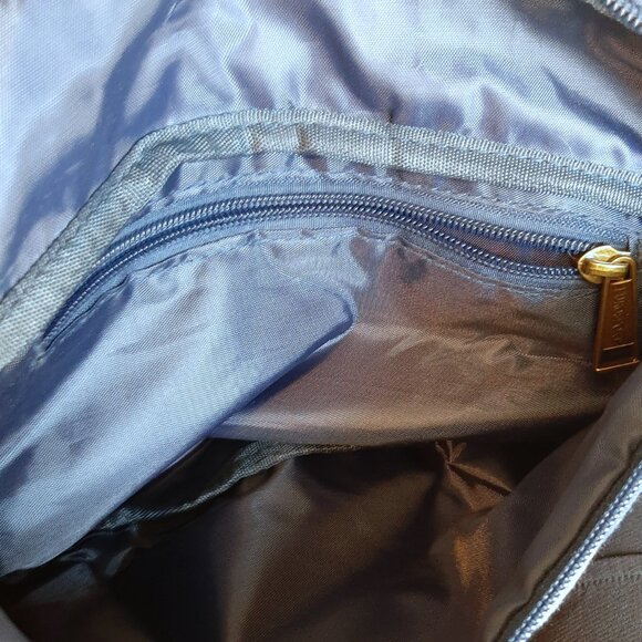 Eurosport Flamingo Belt Bag Fannypack Waist Bag Navy Blue Nylon - Picture 5 of 5